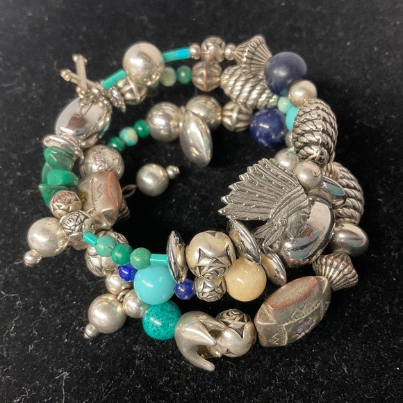 Southwest Coil Charm Bracelet - Picture 3 of 4